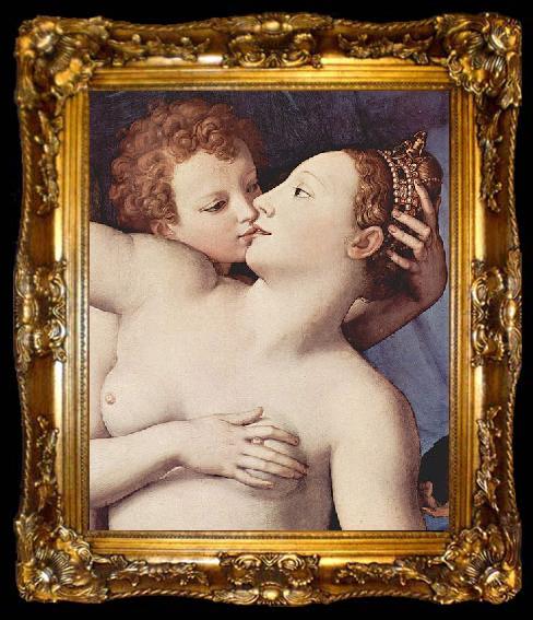 framed  Angelo Bronzino Venus, Cupid, Folly and Time, ta009-2